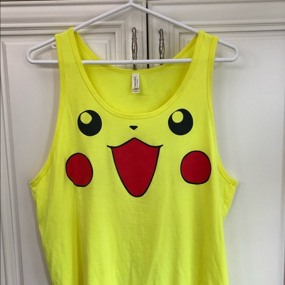 Canvas Pikachu Men’s tank top - Picture 2 of 7